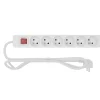 Castorama Multiprise 6 Prises Avec Interrupteur Blanc 1 M fashion pas cher 7
