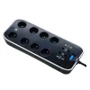 Castorama Multiprise 8 Prises USB 2m Noir excellents soldes 7