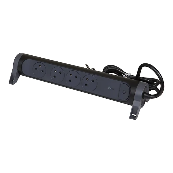 Castorama Multiprise Parafoudre 4 Prises 2 Pôles+terre Legrand Noir Et Gris 1,5 M commentaire favorable 1