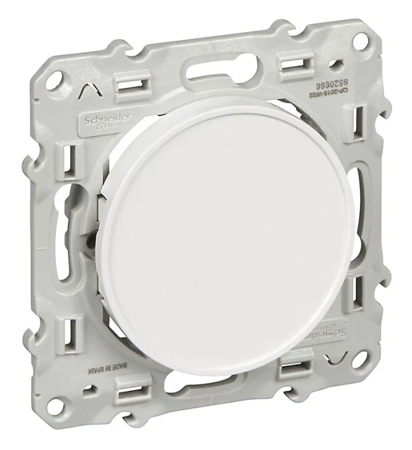 Protections acheteurs Castorama Obturateur Schneider Electric Odace Blanc 1