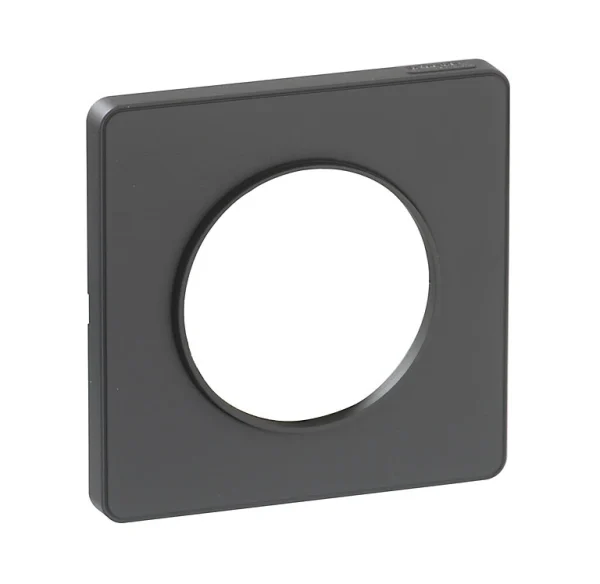 Castorama Plaque 1 Poste Schneider Electric Odace Anthracite Soft Réductions 1