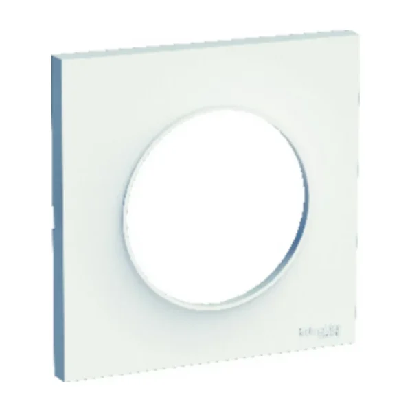 meilleur cadeau Castorama Plaque 1 Poste Schneider Electric Odace Blanc 1
