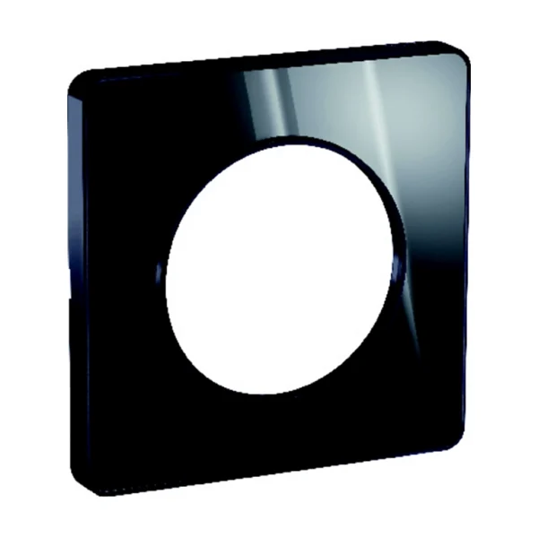 boutique en france Castorama Plaque 1 Poste Schneider Electric Odace Miroir Anthracite 1