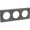 pas cher Castorama Plaque 3 Postes Schneider Electric Odace Ardoise 7