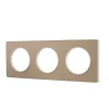 grande promotion Castorama Plaque 3 Postes Schneider Electric Odace Bronze 7