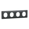 Castorama Plaque De Finition 4 Postes Schneider Electric Ovalis Anthracite pas cher en ligne 5