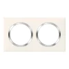 boutique pas cher Castorama Plaque De Finition Double Legrand Dooxie Blanc Chrome 7
