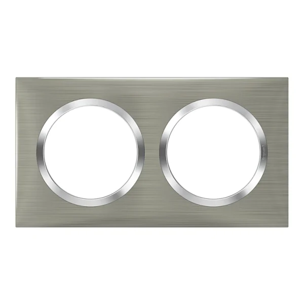 soldes pas cher Castorama Plaque De Finition Double Legrand Dooxie Inox 1