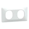 meilleur cadeau Castorama Plaque De Finition Double Schneider Electric Ovalis Blanc 5