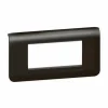 Castorama Plaque De Finition Et Support Legrand Mosaïc 4 Postes Noir, Horizontal Authentic Original licence 5