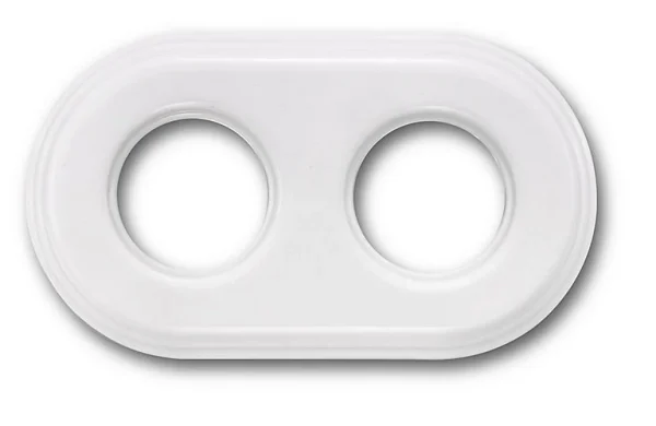 vente pas cher en ligne Castorama Plaque De Finition Fontini Garby Double Porcelaine Blanche 1