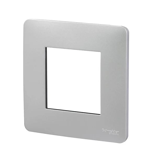 magasin en ligne france Castorama Plaque De Finition SCHNEIDER ELECTRIC Unica Aluminium 1 Poste 1