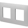 styles dernier cri Castorama Plaque De Finition SCHNEIDER ELECTRIC Unica Aluminium 2 Postes 7