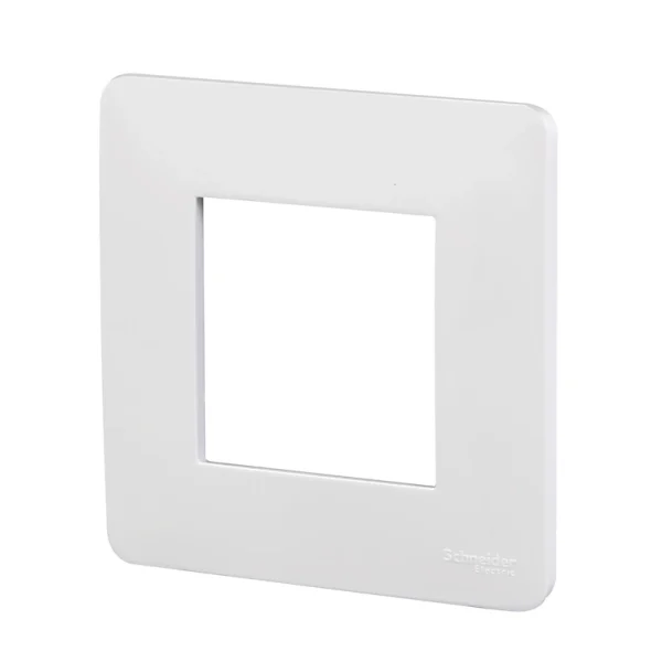 Vente Castorama Plaque De Finition SCHNEIDER ELECTRIC Unica Blanc 1 Poste 1