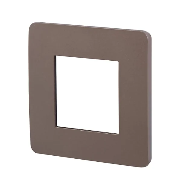 mode pas chere Castorama Plaque De Finition SCHNEIDER ELECTRIC Unica Chocolat 1 Poste 1