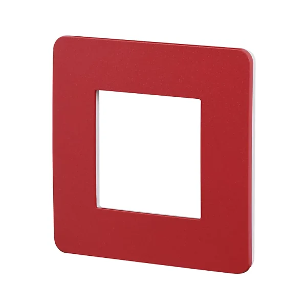 ultratendance Castorama Plaque De Finition SCHNEIDER ELECTRIC Unica Rouge 1 Poste 1