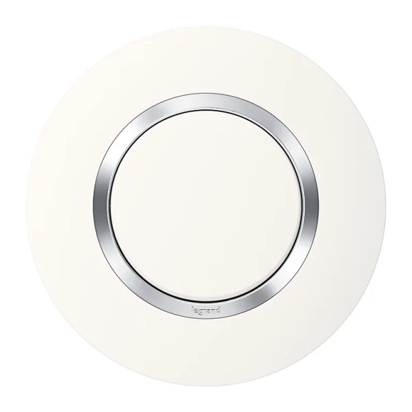 Castorama Plaque De Finition Simple Legrand Dooxie Blanc Chrome shopping pas cher 1