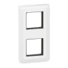 Castorama Plaque De Finition + Support Legrand Mosaïc 2 Postes Blanc, Vertical vente pas cher 5