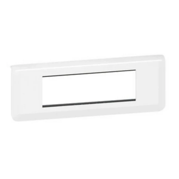 Castorama Plaque De Finition + Support Legrand Mosaïc 6 Postes Blanc, Horizontal pas cher 1