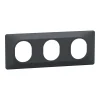 nouvelle saison Castorama Plaque De Finition Triple Schneider Electric Ovalis Anthracite 5