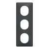 Castorama Plaque De Finition Triple Verticale Schneider Electric Ovalis Anthracite guranteed de qualité 5
