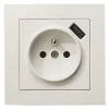 Castorama Prise 2 Pôle+terre Et 1 USB Colours Kalya Blanc pas cher en ligne 5