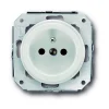 Neuve avec étiquette Castorama Prise 2 Pôles + Terre 16A Fontini Garby Porcelaine Blanche Carrée 7