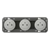 Castorama Prise 2 Pôles + Terre Legrand Dooxie Aluminium Carrée destockage 7