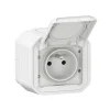 guranteed de qualité Castorama Prise 2 Pôles+terre Legrand Plexo Blanc 5