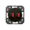 Castorama Prise Double Haut-parleur Legrand Dooxie Noir Carrée site officiel 5
