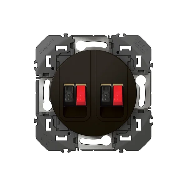 Castorama Prise Double Haut-parleur Legrand Dooxie Noir Carrée site officiel 1