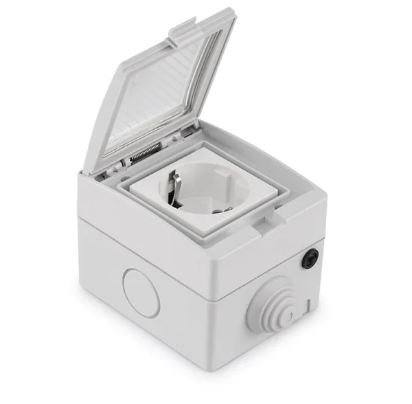 Castorama Prise Extérieure Wifi/Bluetooth 16A (EU Type F) Konyks, IP55 se précipiter pour acheter 1