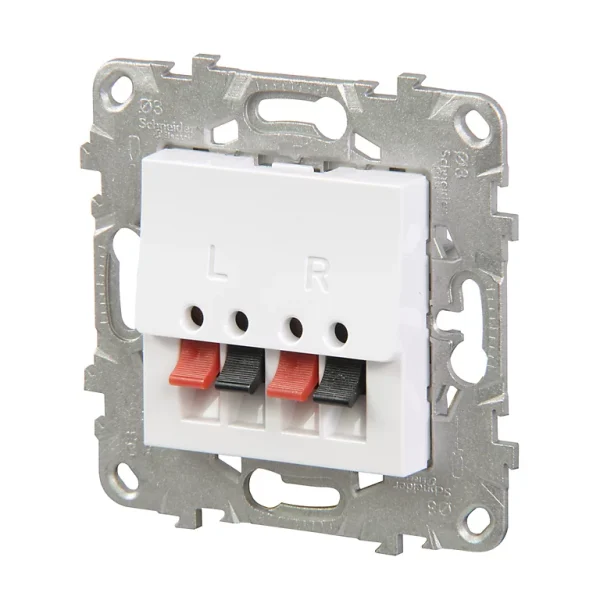 magasin france Castorama Prise Haut-parleur Schneider Electric Blanc 1