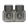 magasin en ligne france Castorama Prise Legrand Plexo Gris En Saillie, Lot De 2 5