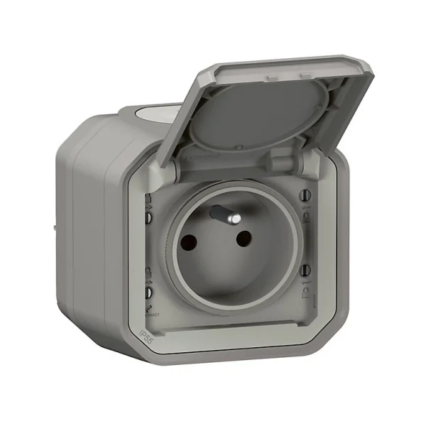 Castorama Prise Legrand Plexo Gris En Saillie soldes pas cher 1