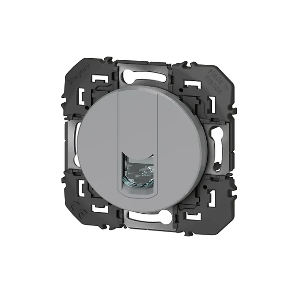 Castorama Prise RJ45 Legrand Dooxie Aluminium Carrée Nouvelle tendance 1