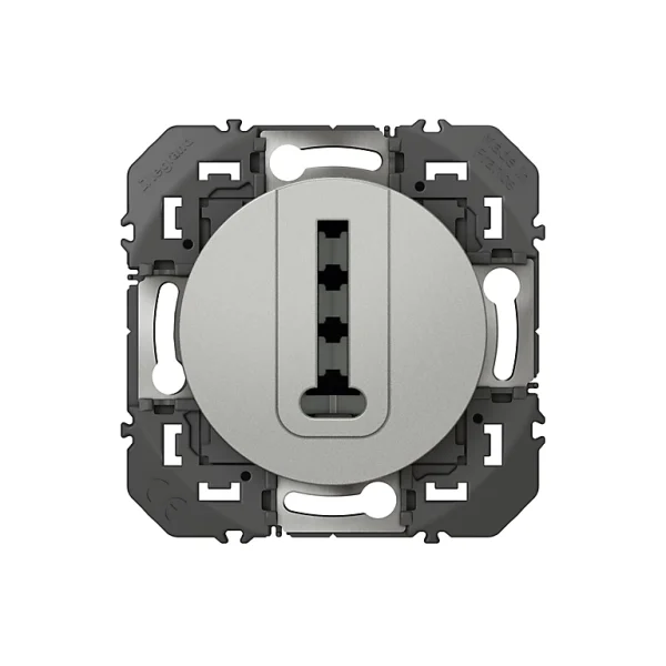 en vente Castorama Prise Téléphone Legrand Dooxie Aluminium Carrée 1