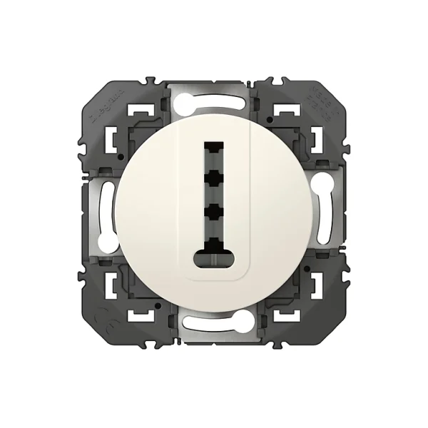 boutique en ligne Castorama Prise Téléphone Legrand Dooxie Blanc Carrée 1