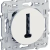 Castorama Prise Téléphone Schneider Electric Odace Blanc achat 7