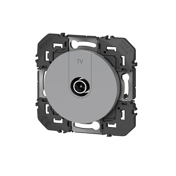 REMISE Castorama Prise TV Legrand Dooxie Aluminium Carrée 1
