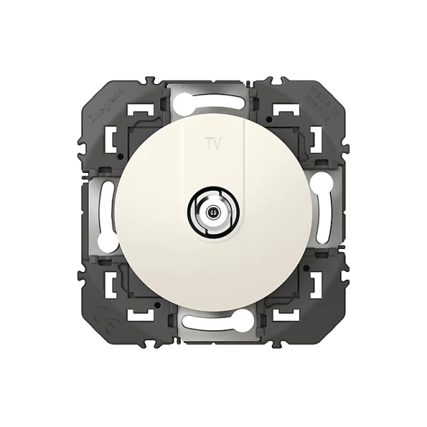 Castorama Prise TV Legrand Dooxie Blanc Carrée Nouveau 1