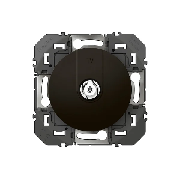 Castorama Prise TV Legrand Dooxie Noir Carrée pas cher en ligne 1