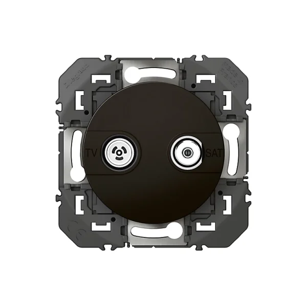 Livraison Standard/Rapide Castorama Prise TV Legrand Dooxie Noir Carrée 1