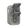 excellent qulity Castorama Prise Verticale Legrand Plexo Gris En Saillie, Lot De 2 7