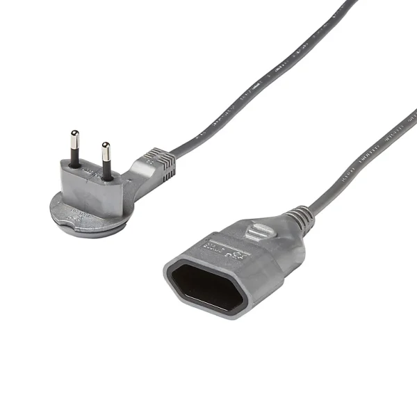 Castorama Rallonge Intérieur H03VVH2-F Diall 2 X 0.75mm² 3m Prise Métal acheter en ligne 1