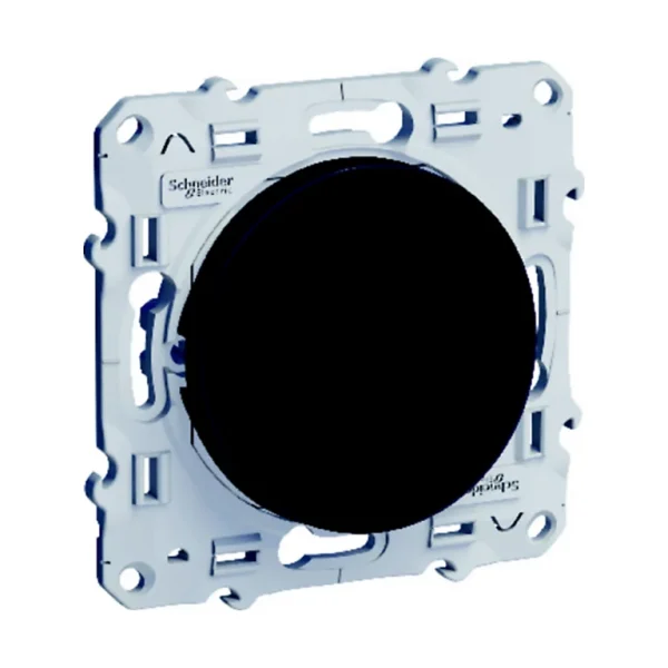 magasin pas cher Castorama Sortie De Câble Schneider Electric Odace Anthracite 1