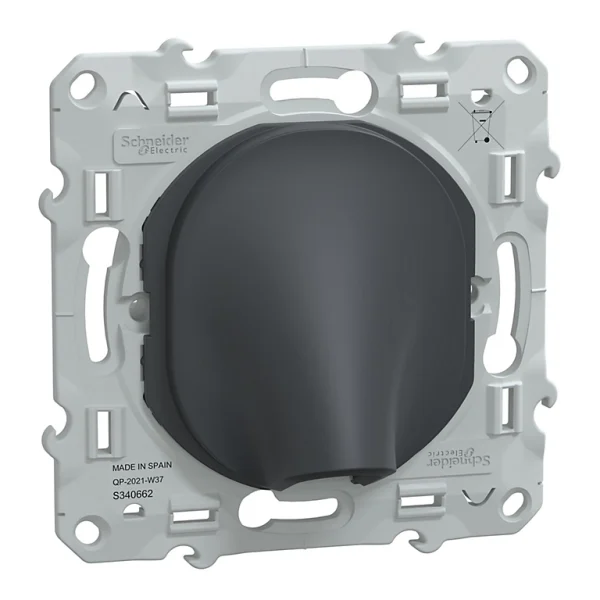 Castorama Sortie De Câble Schneider Electric Ovalis 16A Anthracite remise en ligne 1