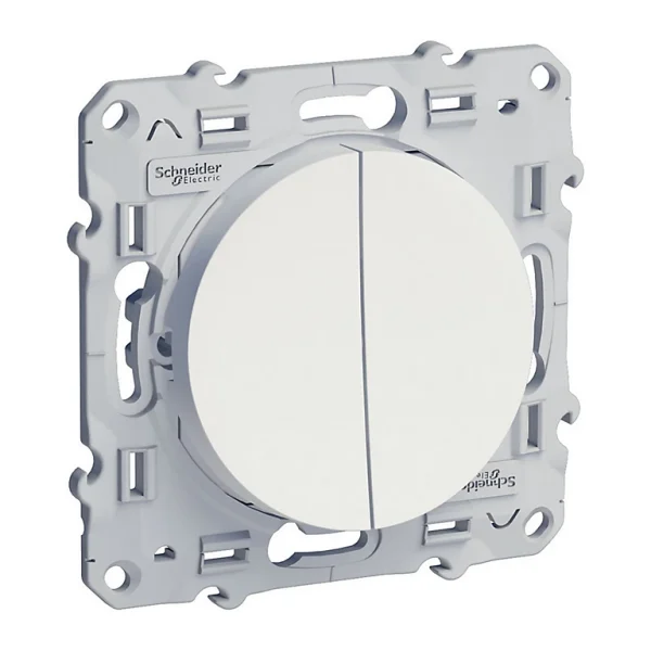 Castorama Va Et Vient + Poussoir Schneider Electric Odace Blanc Nouvelle Collection 1