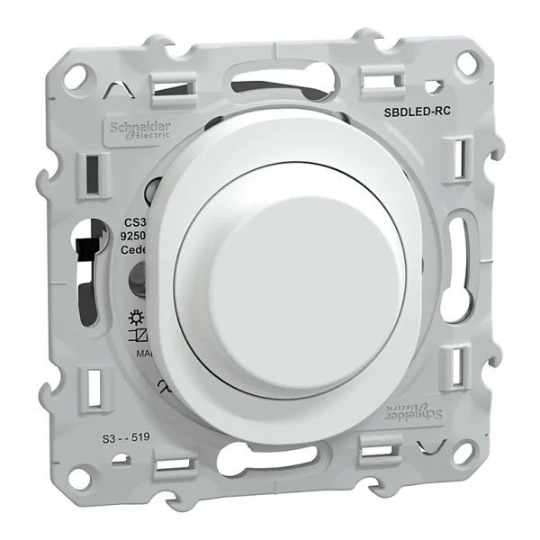 Castorama Variateur Schneider Electric Ovalis Blanc en ligne officielle 1